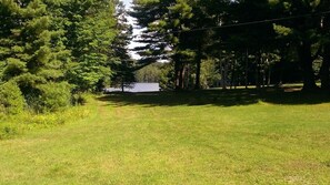 The path from the cabin to the beach.