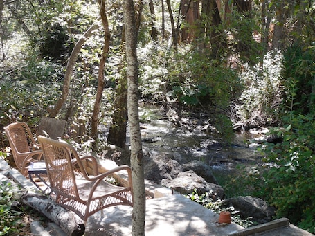 Creekside Retreat in summer