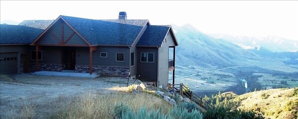 Situated on 18 acre lot with spectacular views
