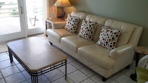 Leather sofa