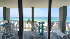 Looking out from Living/Dining area