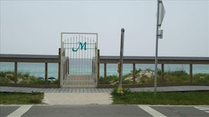 Gateway and Boardwalk Walking Trail at Maravilla's Private Beach