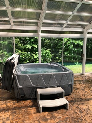 Four adult hot tub.