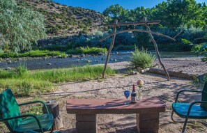 Sitting on  the shores of the Rio Grande never gets old.