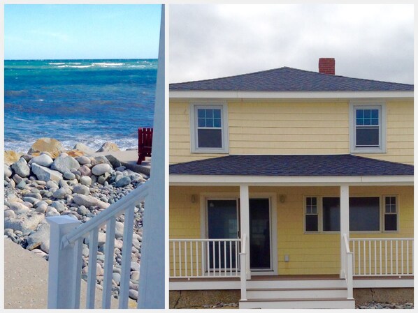 Covered porch & back patio.