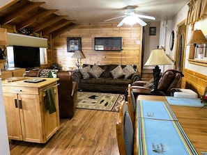 Living Room and Dining Area