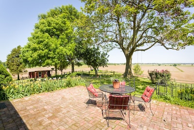 The Robinette House:  Endless view of rolling farmland