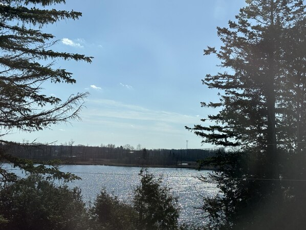 Lake and sunset view from the  Master Bedroom. Wake up to this beauty!
