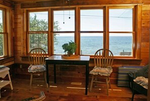 Sunroom with amazing view of Lake Ontario