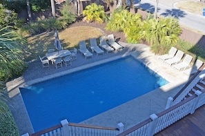 Backyard With Private Pool