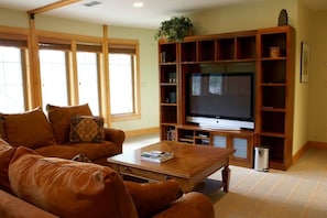 Basement TV area, cable, DVD