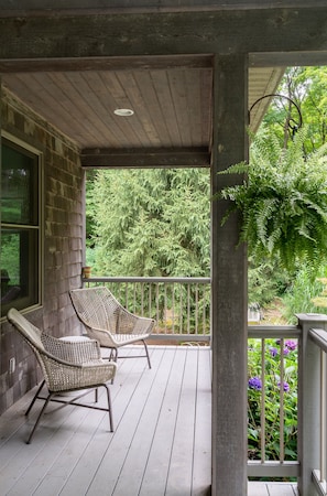 Quite and peaceful front porch.