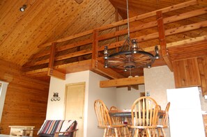 Living area and loft.