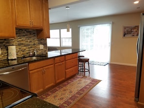 Spacious Kitchen with access to large deck