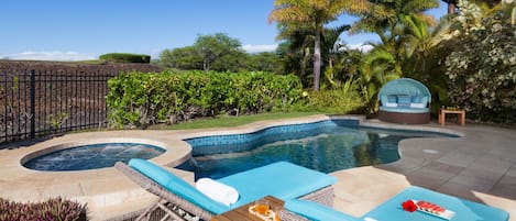 Your backyard Oasis - heated pool and spa