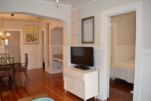 Home has 2 bedrooms (near and far doors) with 'jack and jill' bath in between
