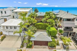 Ariel View of the home from the front street side