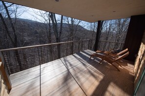 Outdoor covered patio terrace