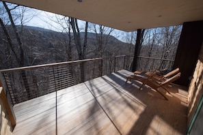 Outdoor covered patio terrace
