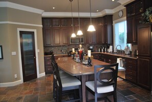 Gourmet Kitchen with large island