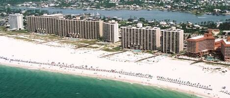 Aerial beach view of Phoenix I-IV