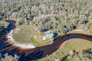 River House from above, looking west