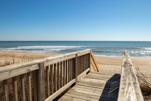15" walkway to the beach