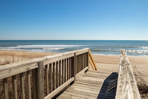 15" walkway to the beach