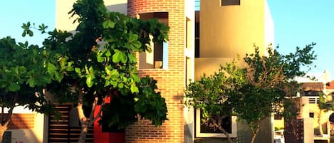 View of Casa from the street entrance