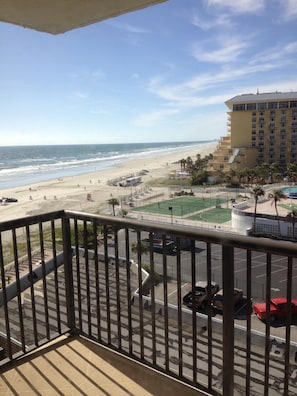 Beach view from our Balcony