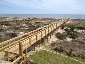 100 steps to the beach