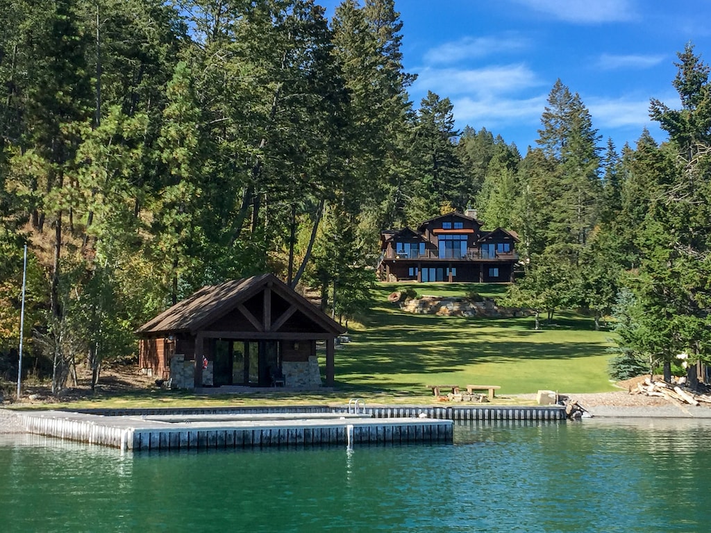 Luxury Home on Flathead Lake Non Contact CheckIn Angel Point