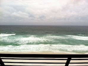 Ocean view from balcony