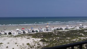 Typical daytime view of Beach from condo patio.