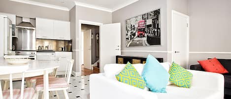 Bright, modern furnishings througout the apartment!