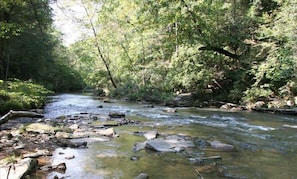 The Crooked Creek, a branch of the Catawba River