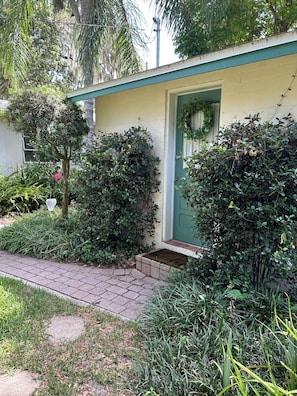 Side entrance