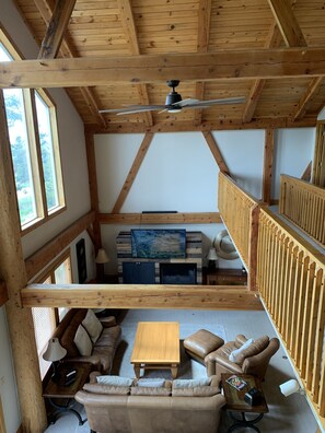 2nd Floor View of Great Room and TV Center