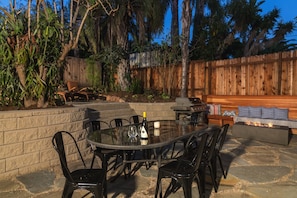 Back patio dining table