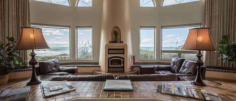 Panoramic Ocean View From Living Room