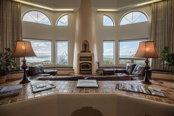 Panoramic Ocean View From Living Room