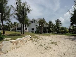 Whale Point Villas seen from our private beach, just steps away from the house