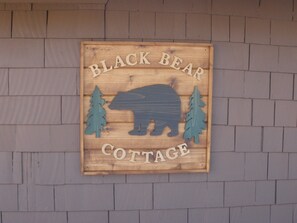 Our cottage sign to welcome you!