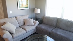 Comfy sofas.