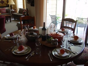 Dining room with Grand Teton view