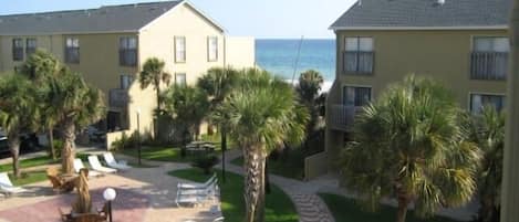 View of the Gulf from the third floor balcony