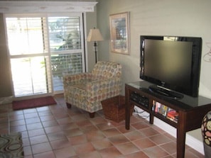 Another view of living room - Now 52" High Definition TV
