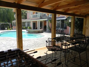 Pool area from the cabana