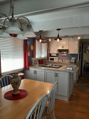 Kitchen and dining area