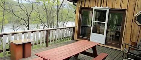 Captain's Lodge has a commanding view of the South Fork Shenandoah River!
